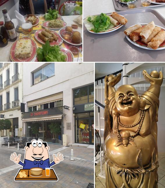 Le Chinatown is distinguished by food and exterior