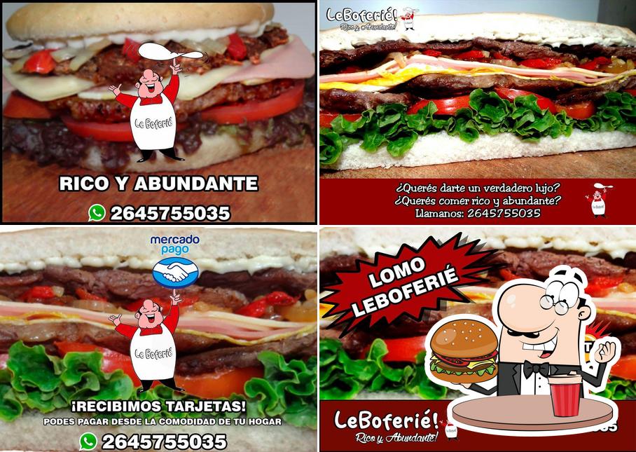 Get a burger at Leboferie Delivery