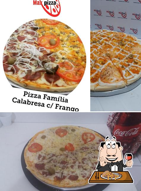 Consiga pizza no Max Pizza