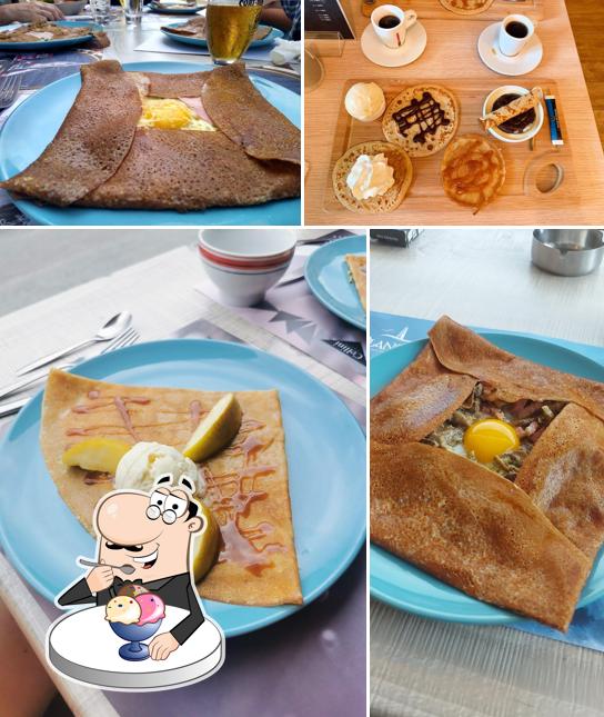 Crêperie Entre Amis sert une éventail de plats sucrés