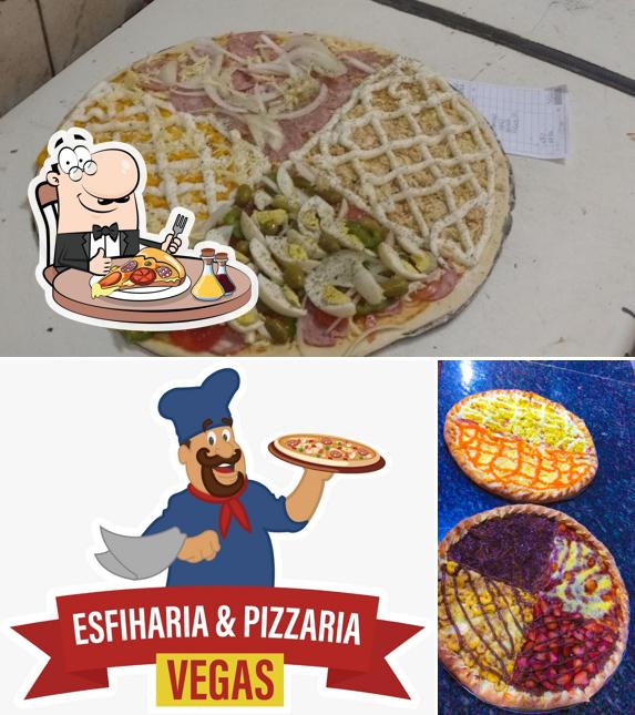 Peça pizza no Esfiharia & Pizzaria Vegas