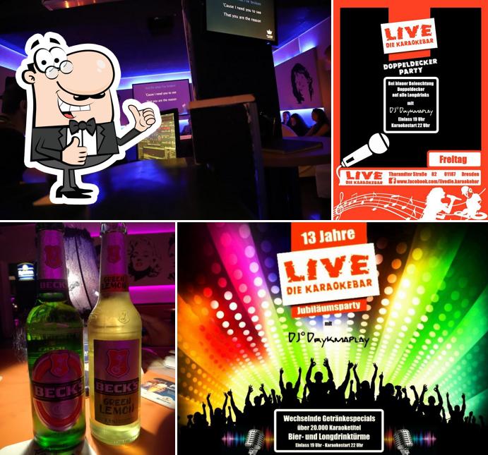 Here's a pic of Live die Karaokebar