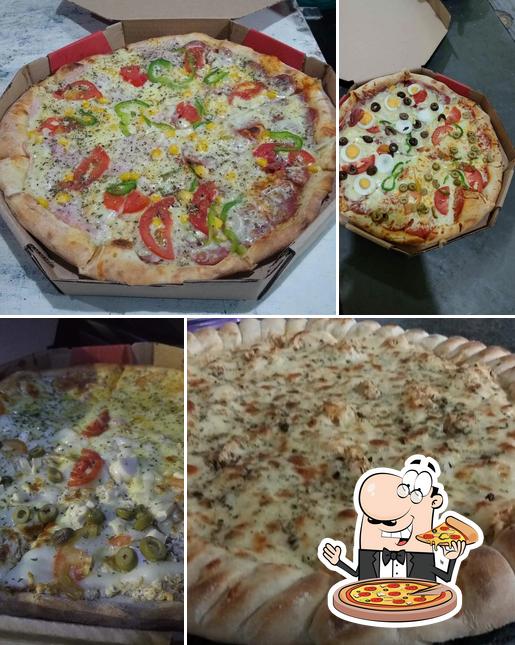 Experimente pizza no Pizzaria familia