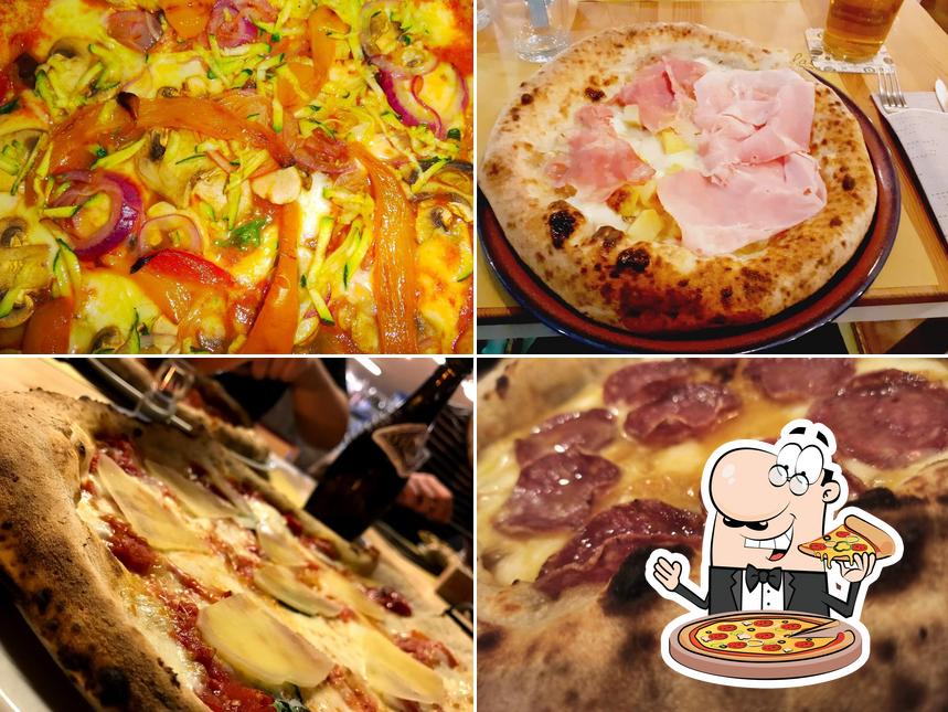 Prenez différents genres de pizzas