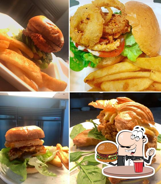 Try out a burger at Hashtag Cafe Coomera