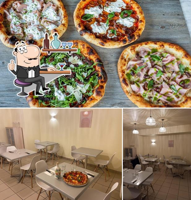 Origano se distingue par sa intérieur et pizza