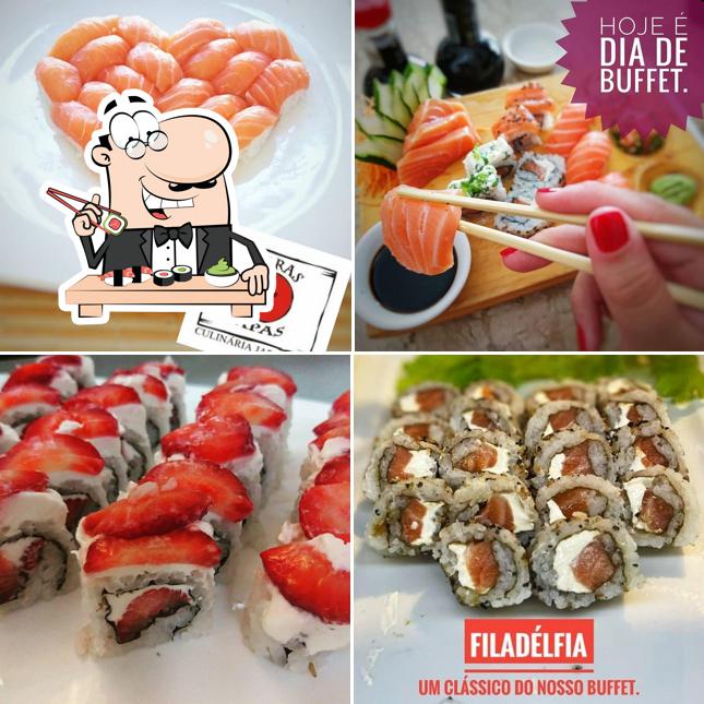 No Caras e Japas, você pode tentar sushi