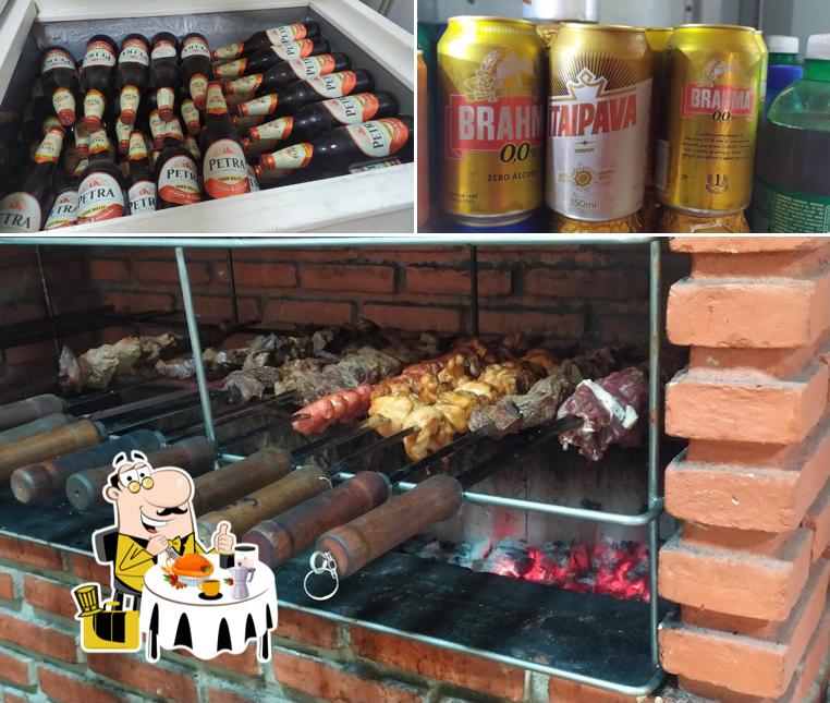 Comida em Carne na brasa