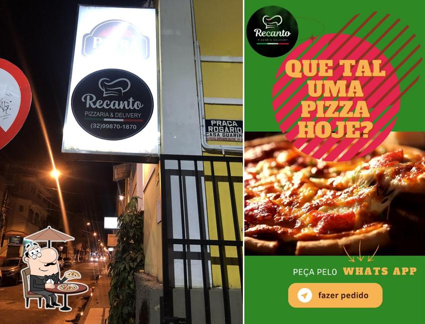 O exterior do Recanto da Pizza Muriaé