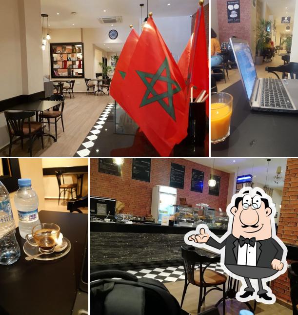 L'intérieur de Connect Café