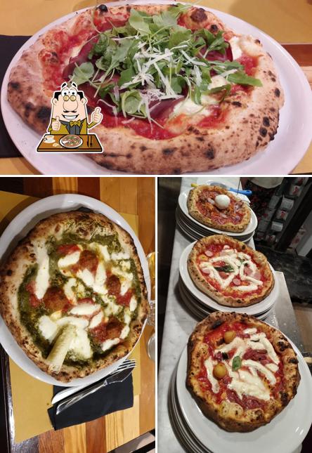 Choisissez des pizzas à Fratelli La Bufala