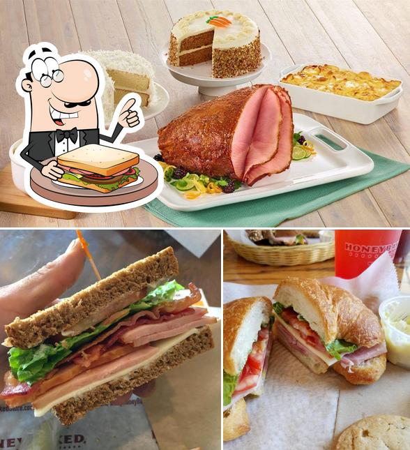Order a sandwich at The Honey Baked Ham Company