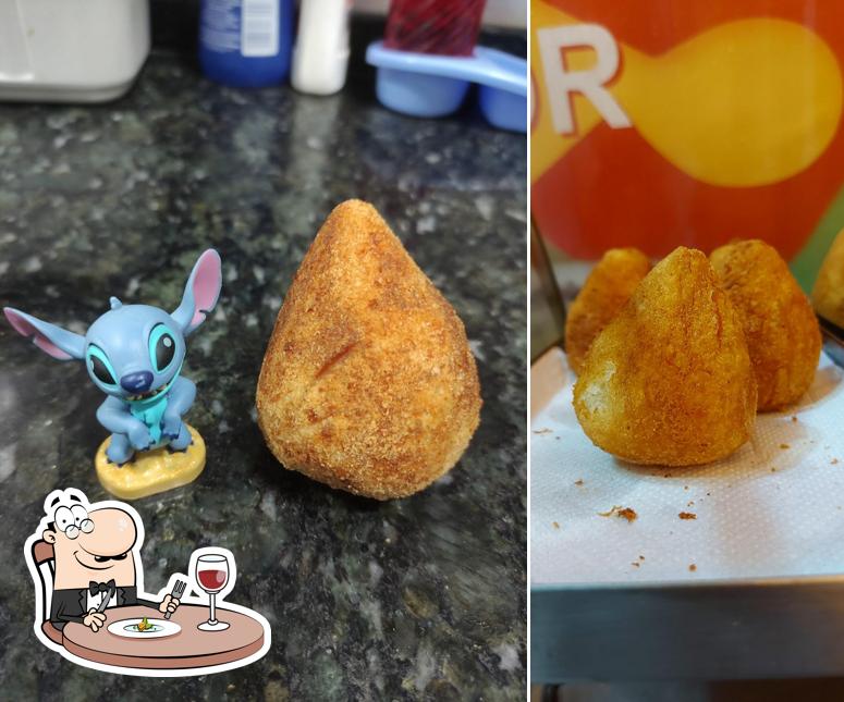 Comida em Melhor coxinha