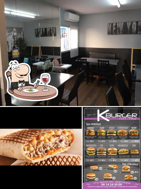 K Burger Fast-Food se distingue par sa nourriture et intérieur