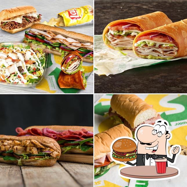 Get a burger at Subway