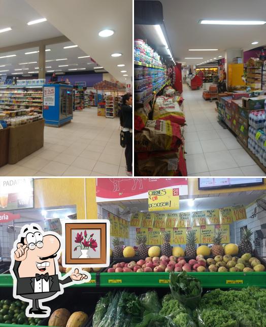 O interior do Supermercado O.A