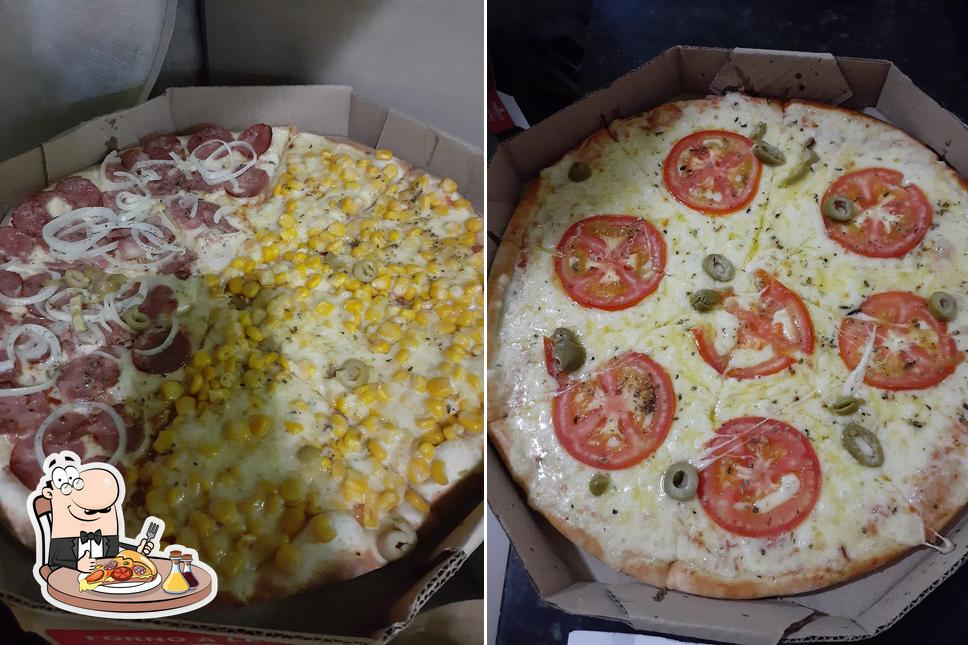 Consiga diferentes variedades de pizza