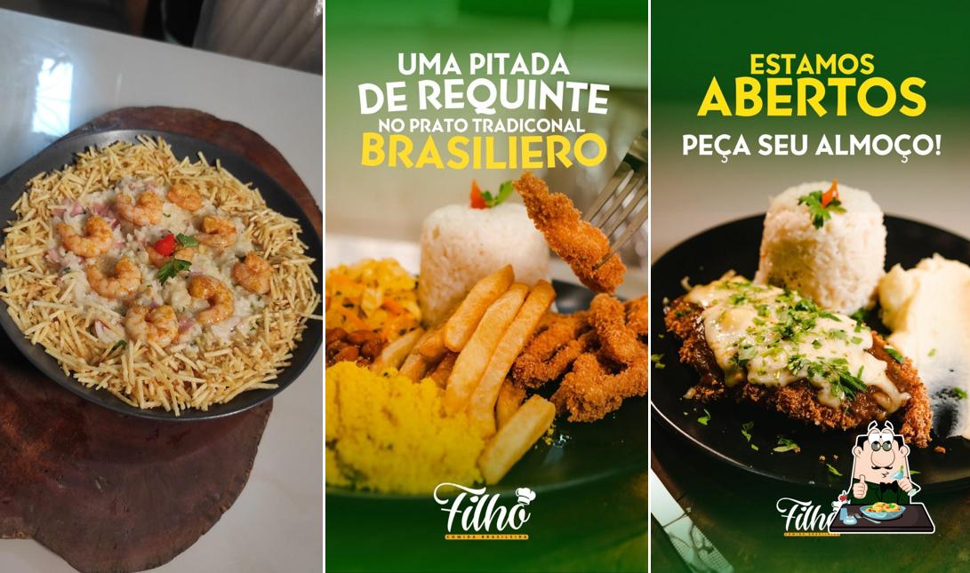 Comida em Filho Comida Brasileira