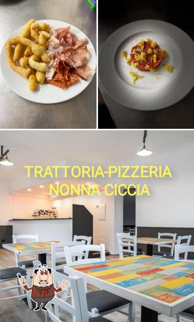 Questa è la foto che raffigura la cibo e interni di Pizzeria-Trattoria Nonna Ciccia