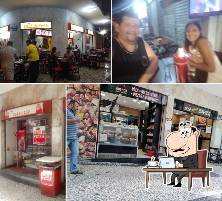 Veja imagens do interior do Home Pizza Padaria e Confeitaria