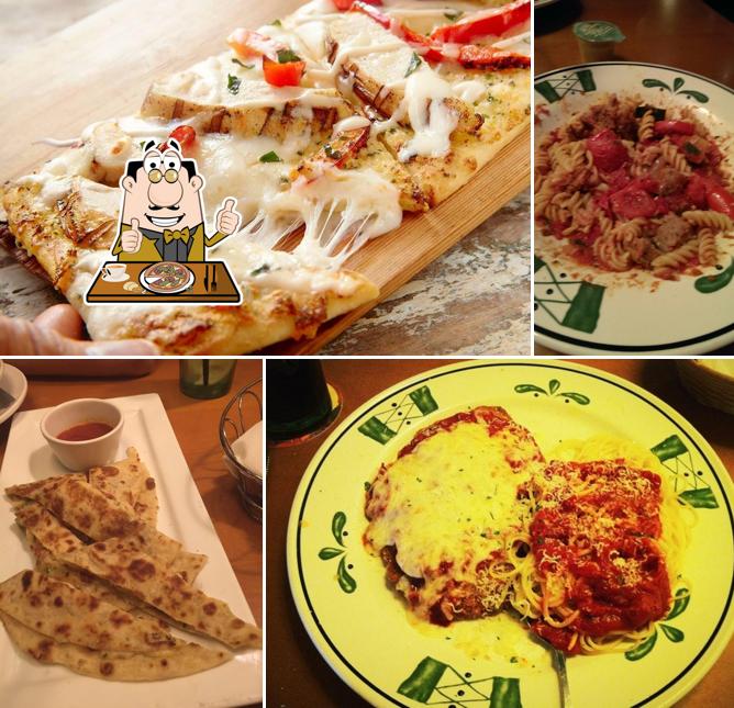 Попробуйте пиццу в "Olive Garden Italian Restaurant"