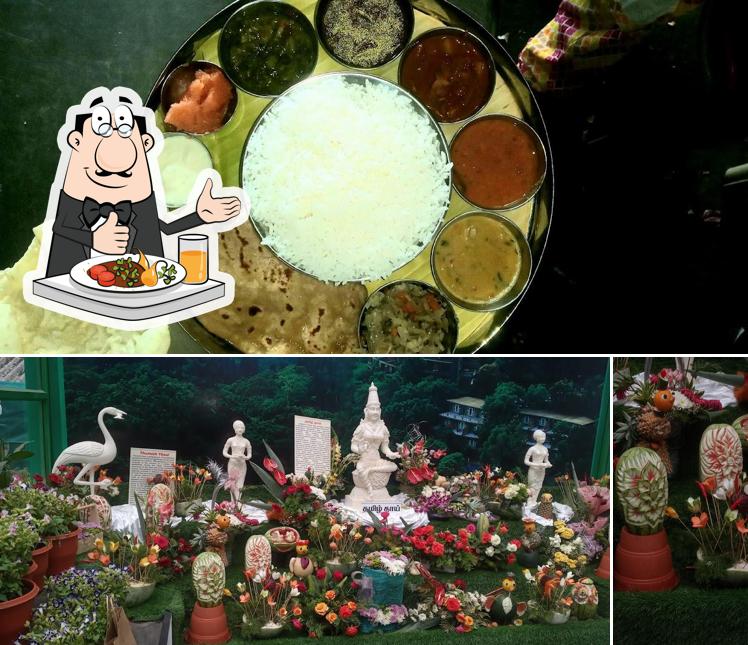 The picture of food and exterior at Vasanthi Saraal Unavagam