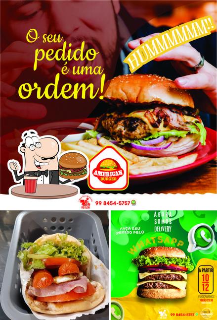 Experimente um hambúrguer no American Burger BALSAS - MA