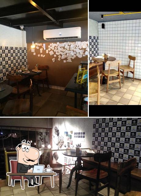 The interior of Cafe Amigos