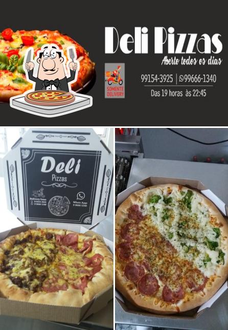 Peça pizza no Deli Pizzas