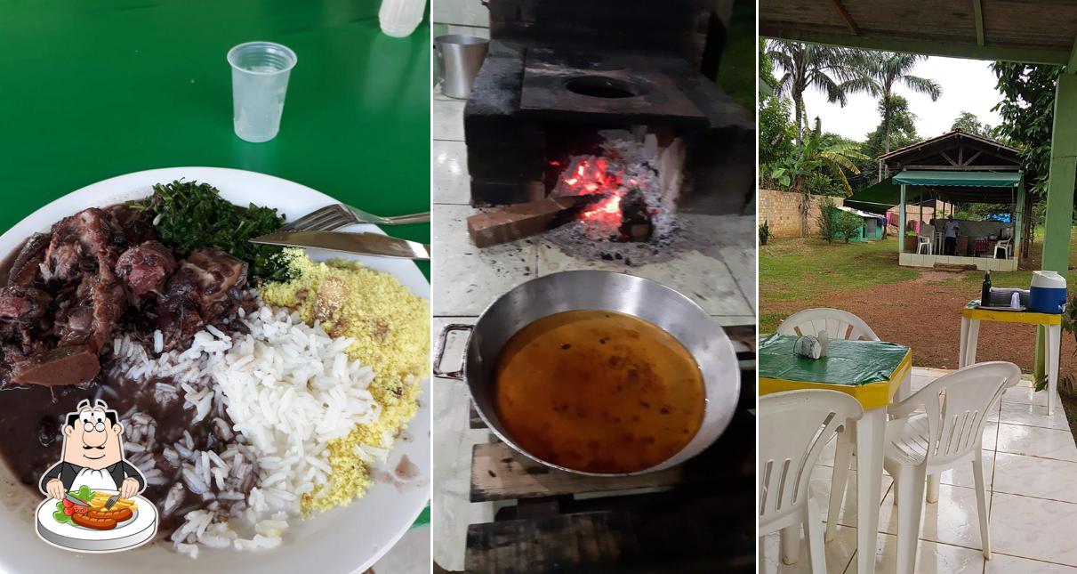 Comida em Feijoada Fogão a Lenha