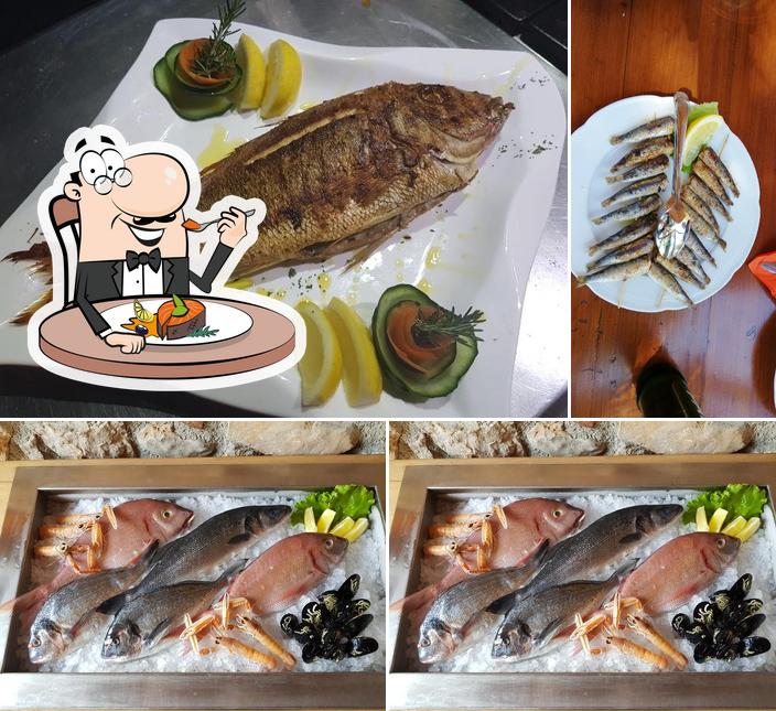 Konoba Pescaria offre un menu per gli amanti dei piatti di mare