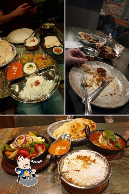 Platos en Masala Masala Indian Kitchen & Grill