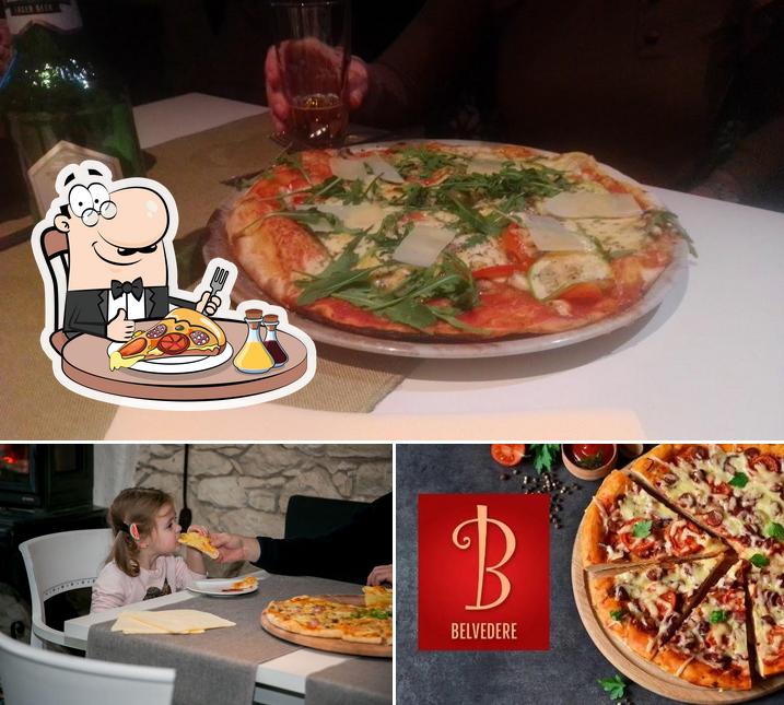 Essayez des pizzas à Restoran Belvedere