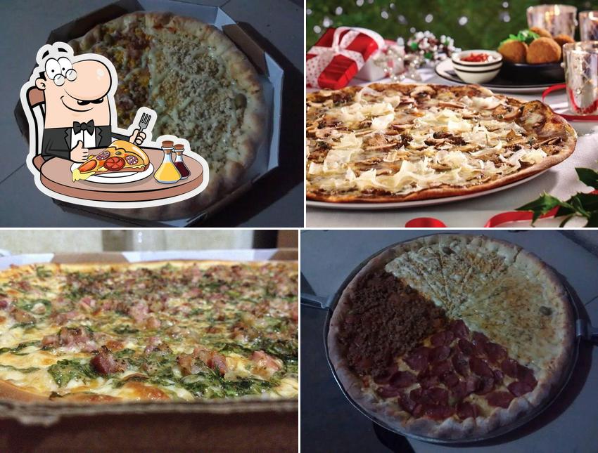 Escolha diferentes estilos de pizza