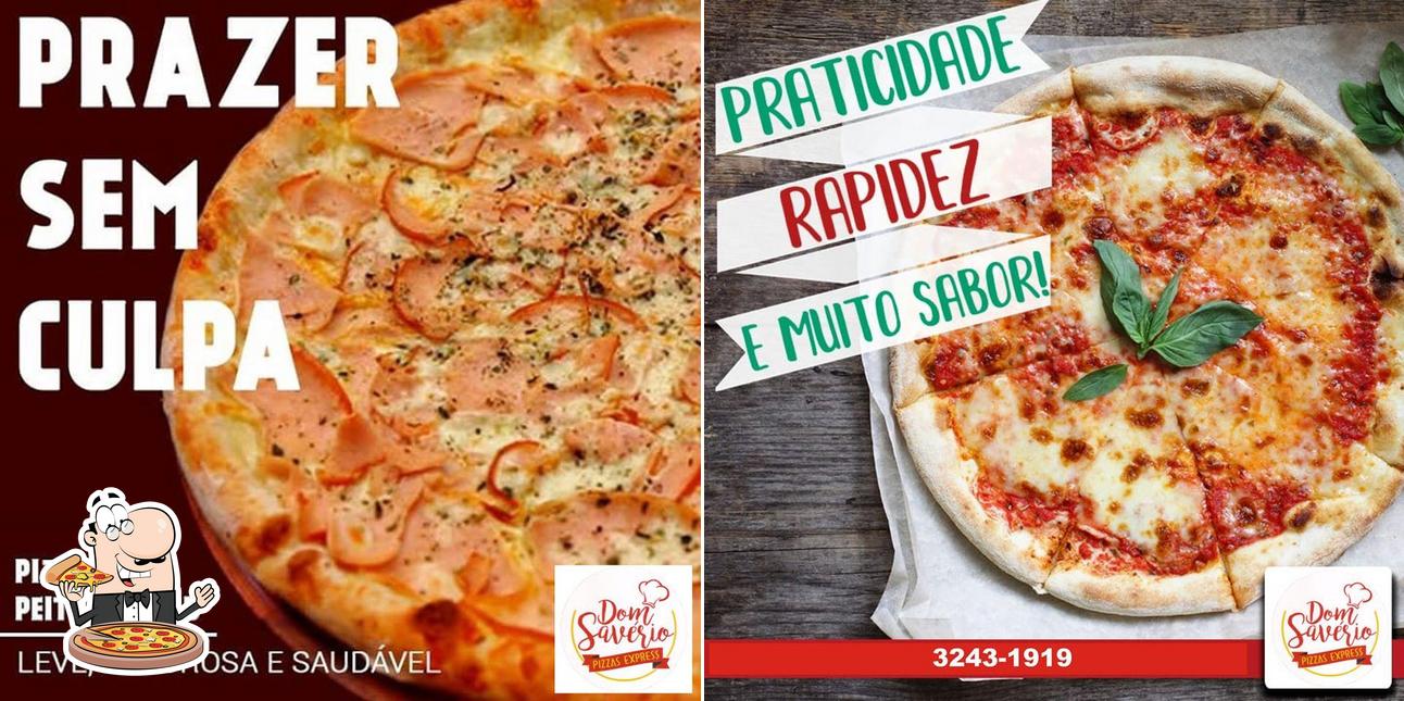 Peça diversos variedades de pizza