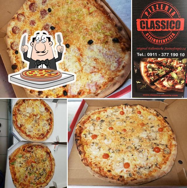 Prenez des pizzas à Pizzeria Classico