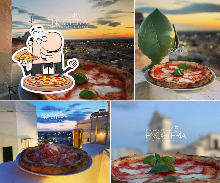 Tómate una pizza en Civico 45 Enosteria