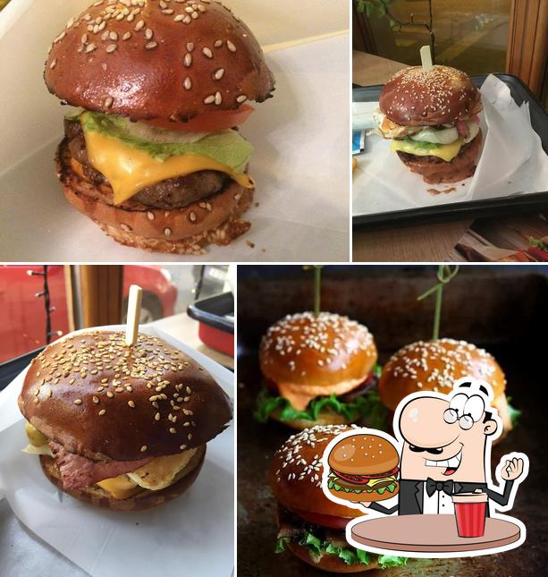 Essayez un hamburger à Aria Burger
