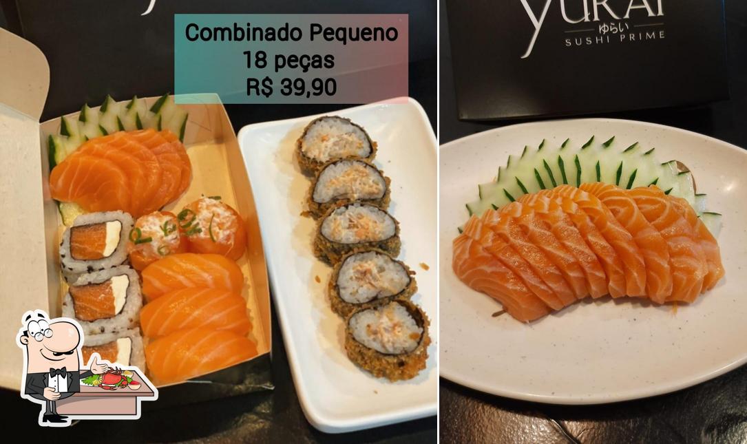 Experimente frutos do mar no Yurai Sushi Prime