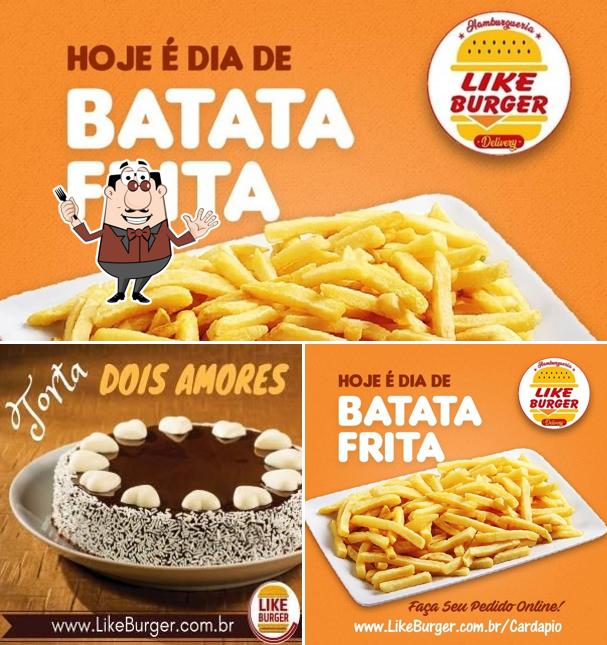 Comida em Like Burger Lanches