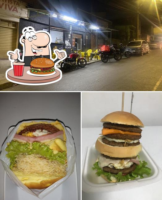 Hambúrguer em BD Lanches