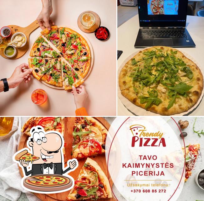 Закажите пиццу в "Trendy Pizza"