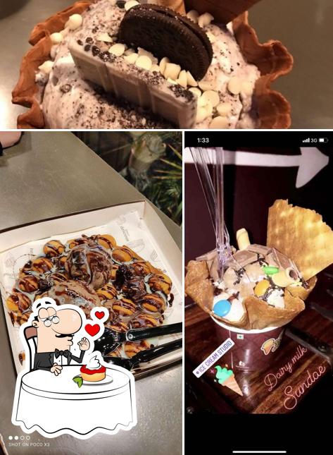 Ice Cream Studio provides a number of sweet dishes