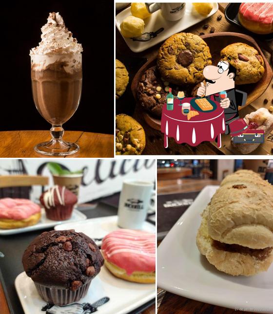 Duckbill Cookies & Coffee serve uma gama de pratos doces