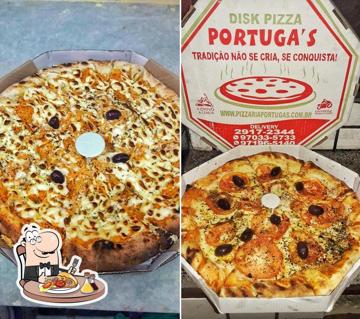 Experimente pizza no Disk Pizza Portuga's