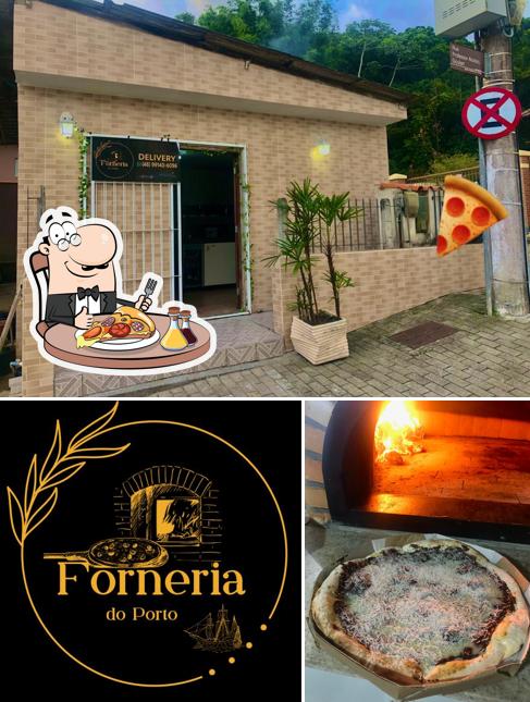 No Forneria do Porto, você pode pedir pizza