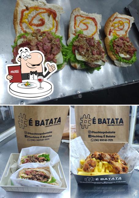 Comida em # Lanches é batata