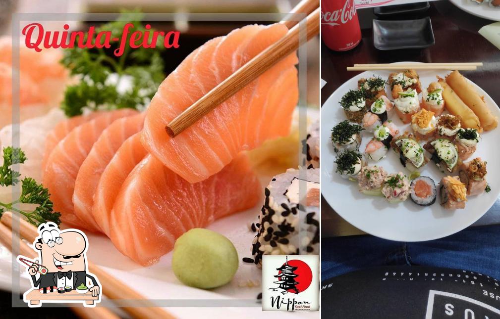 Escolha diversas opções de sushi