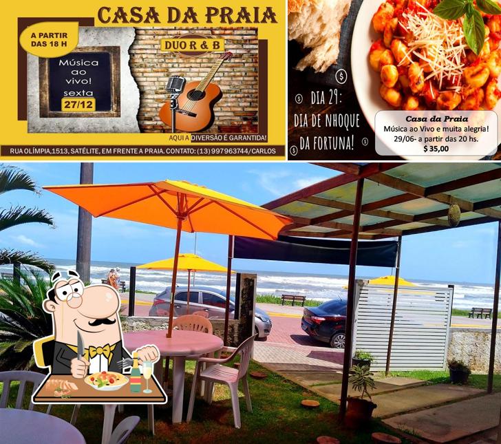 Comida em Restaurante e Petisqueria Frutos do Mar - Casa da Praia