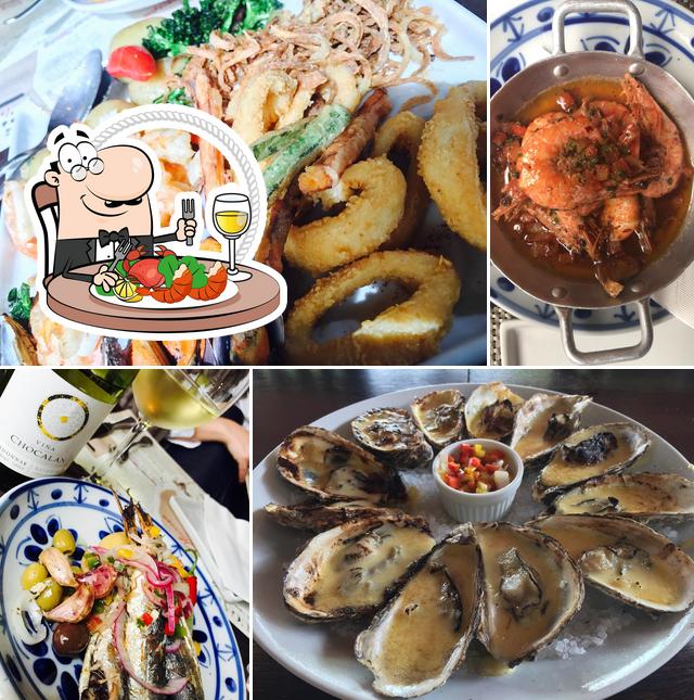 Experimente frutos do mar no Olivença Restaurante